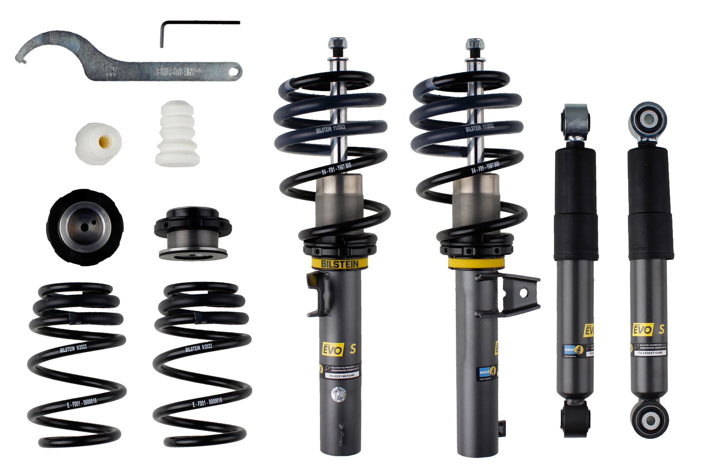 BILSTEIN 47-323704 BILSTEIN - EVO S Fahrwerkssatz, Federn/Dämpfer