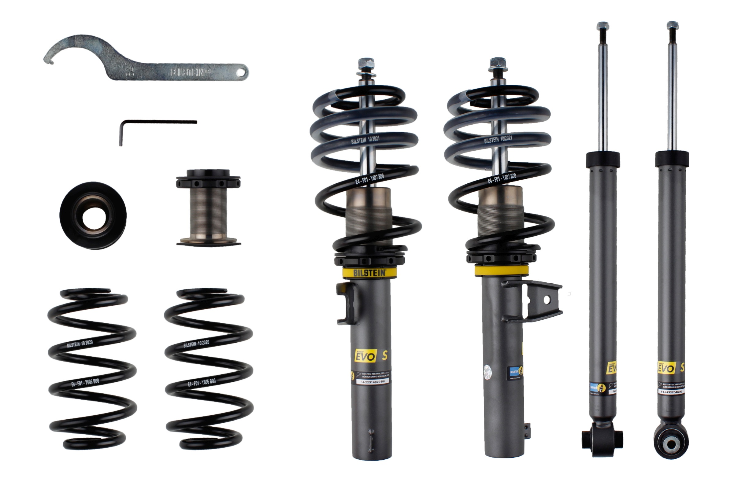 Suspension Kit, springs/shock absorbers