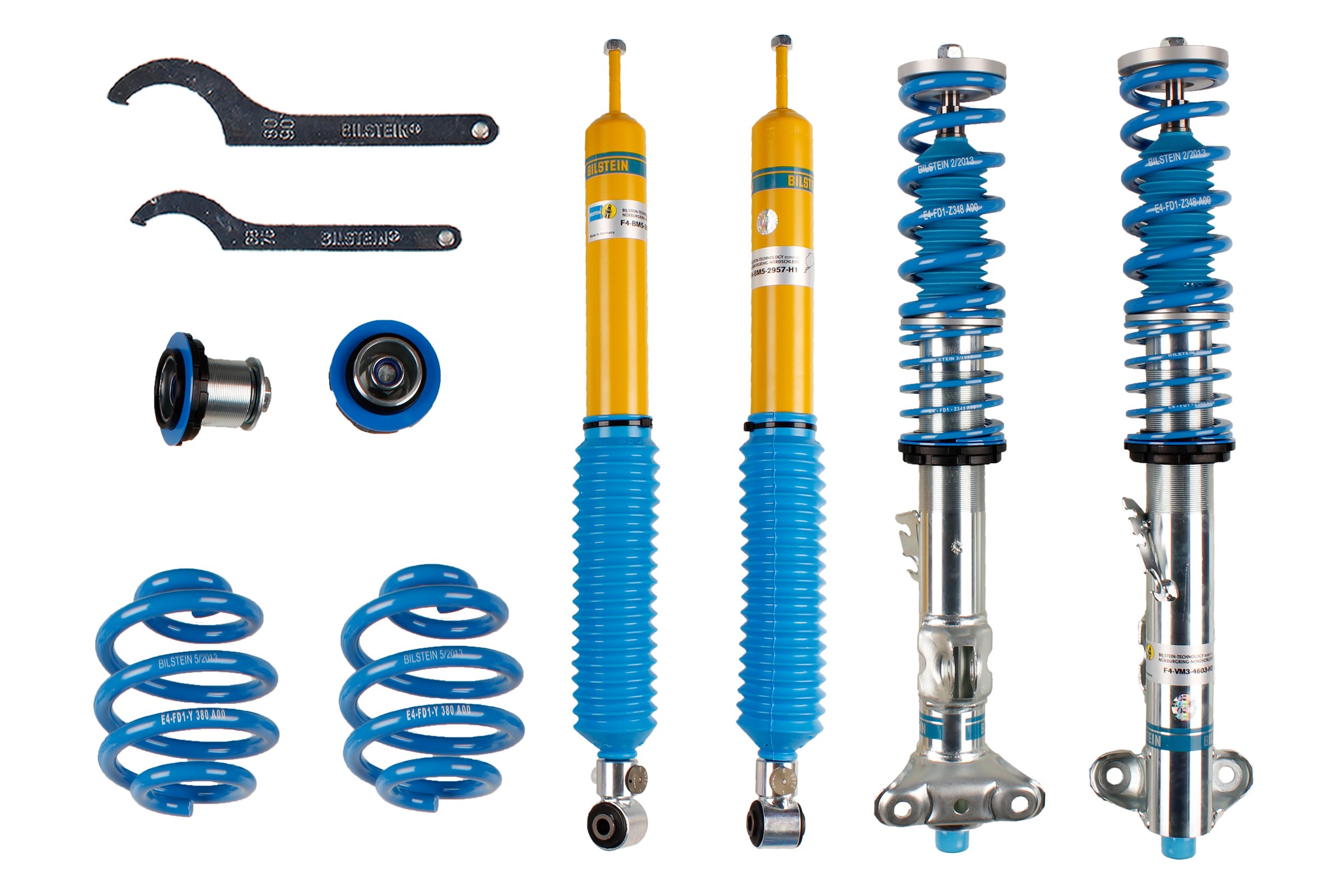 Suspension Kit, springs/shock absorbers