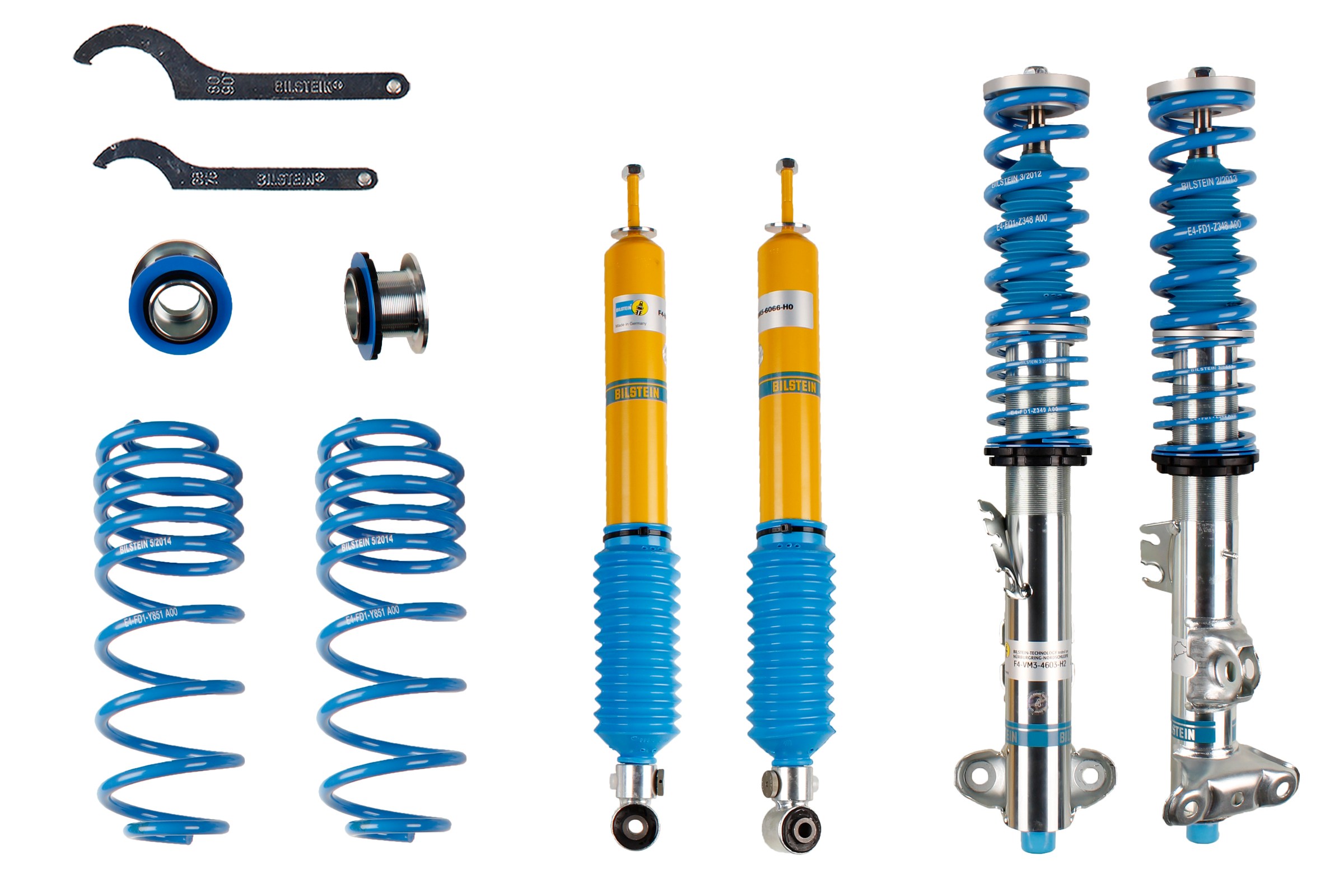 Suspension Kit, springs/shock absorbers