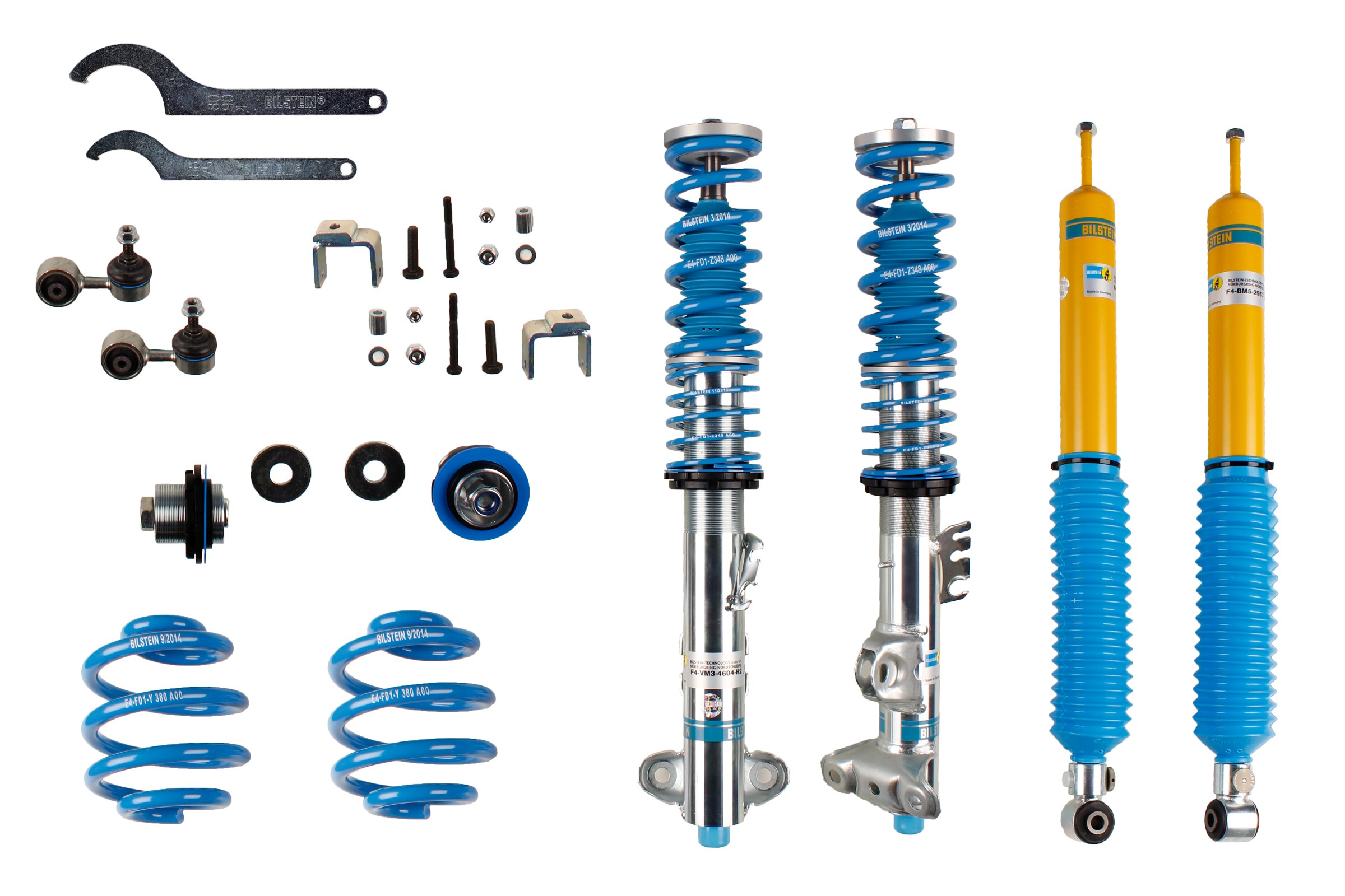 Suspension Kit, springs/shock absorbers