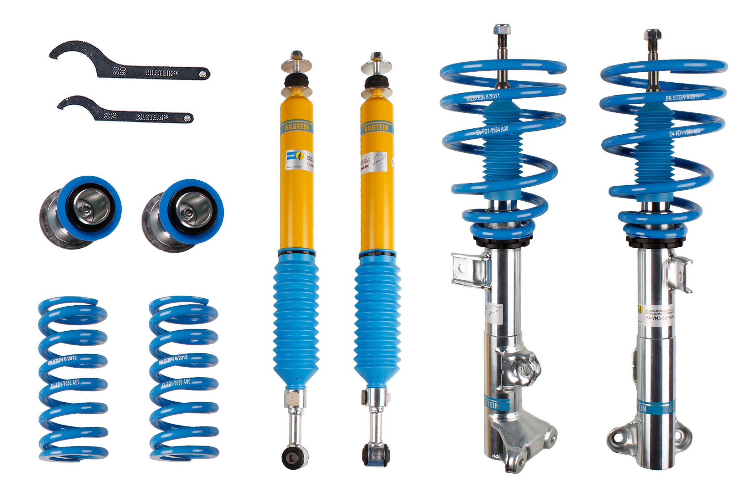 Suspension Kit, springs/shock absorbers