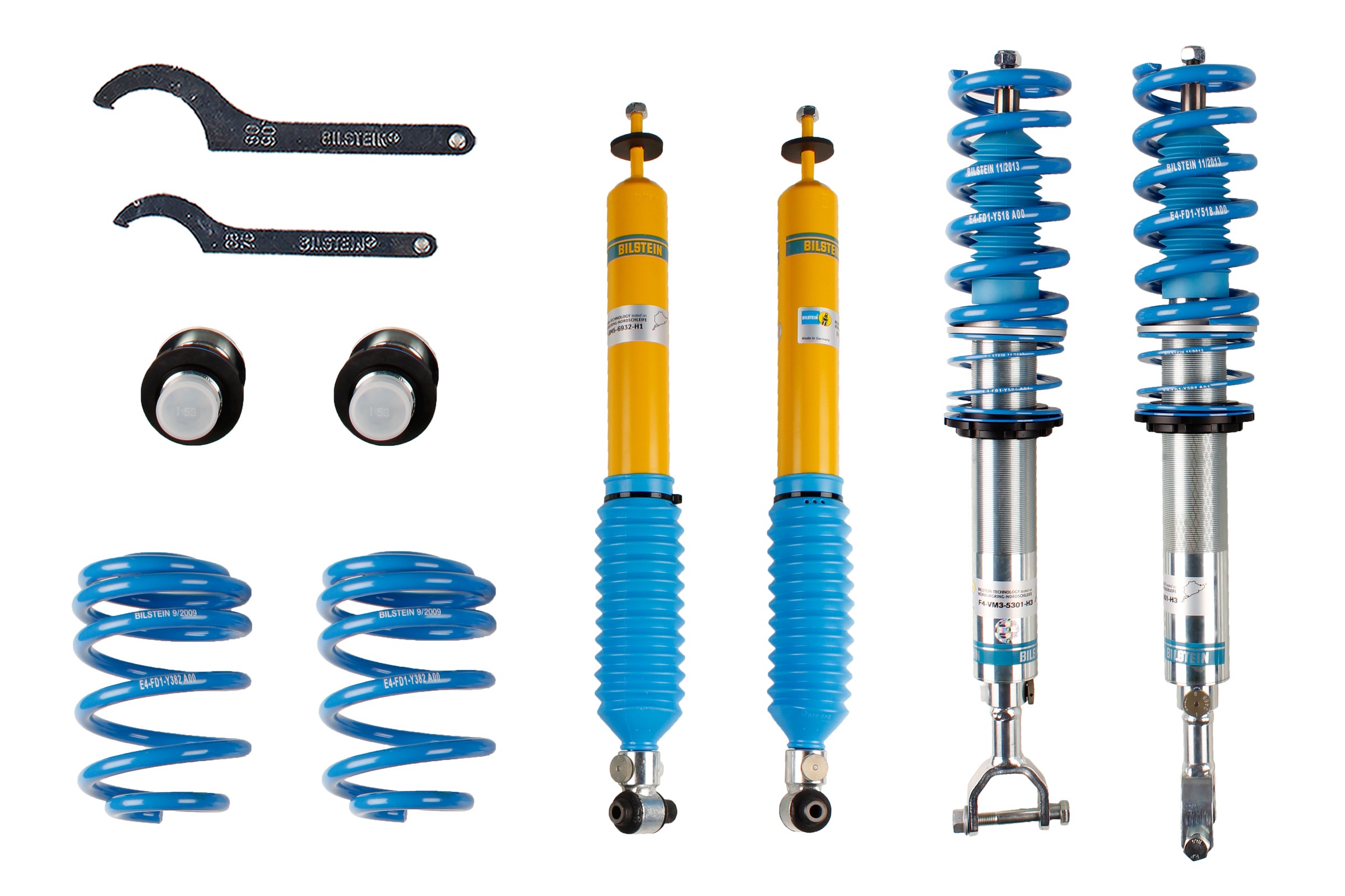 Suspension Kit, springs/shock absorbers
