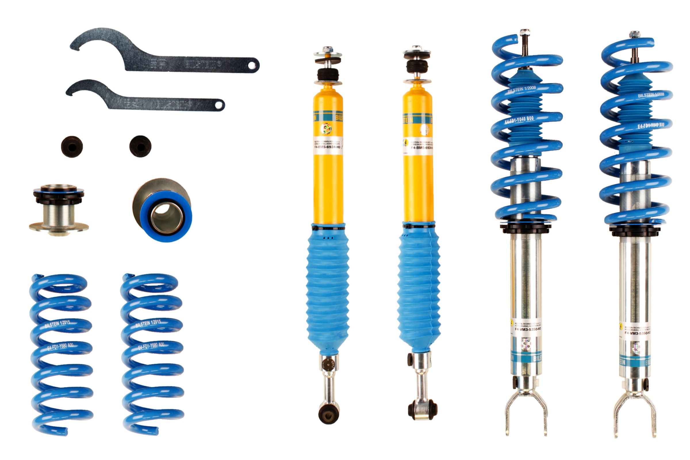 Suspension Kit, springs/shock absorbers