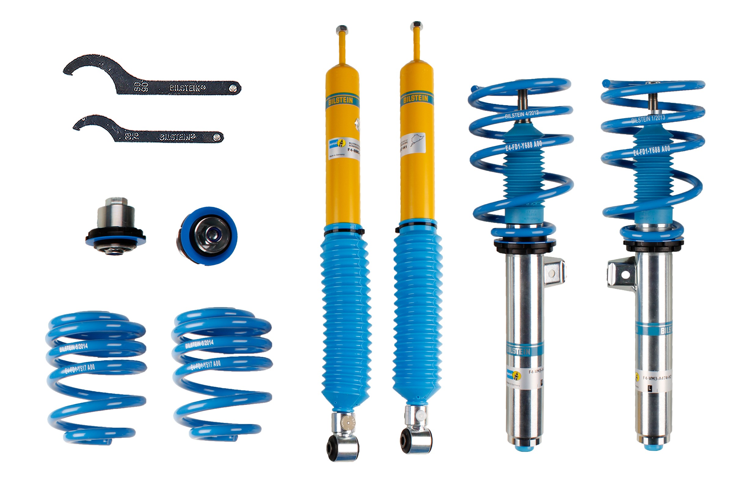 Suspension Kit, springs/shock absorbers