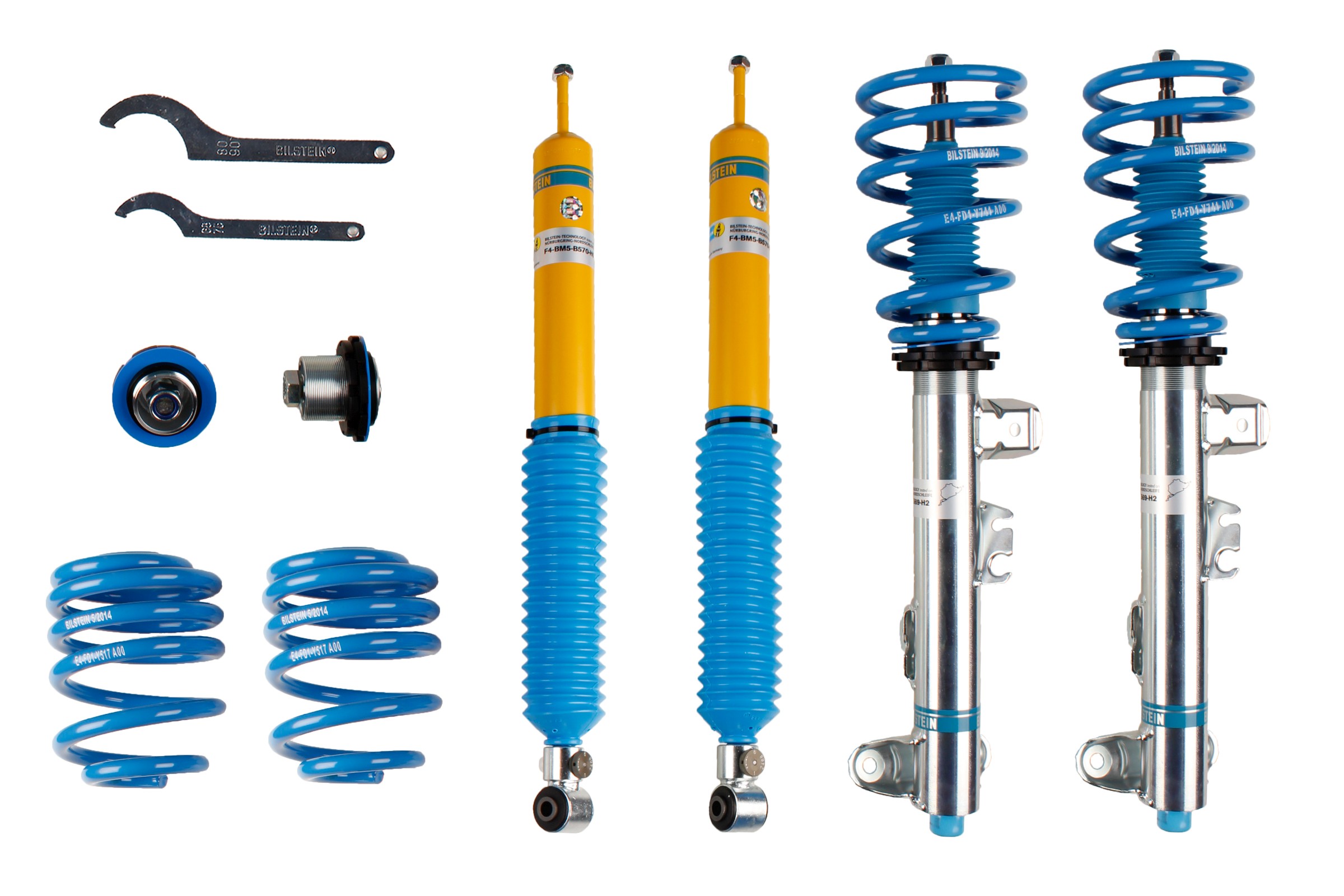 Suspension Kit, springs/shock absorbers
