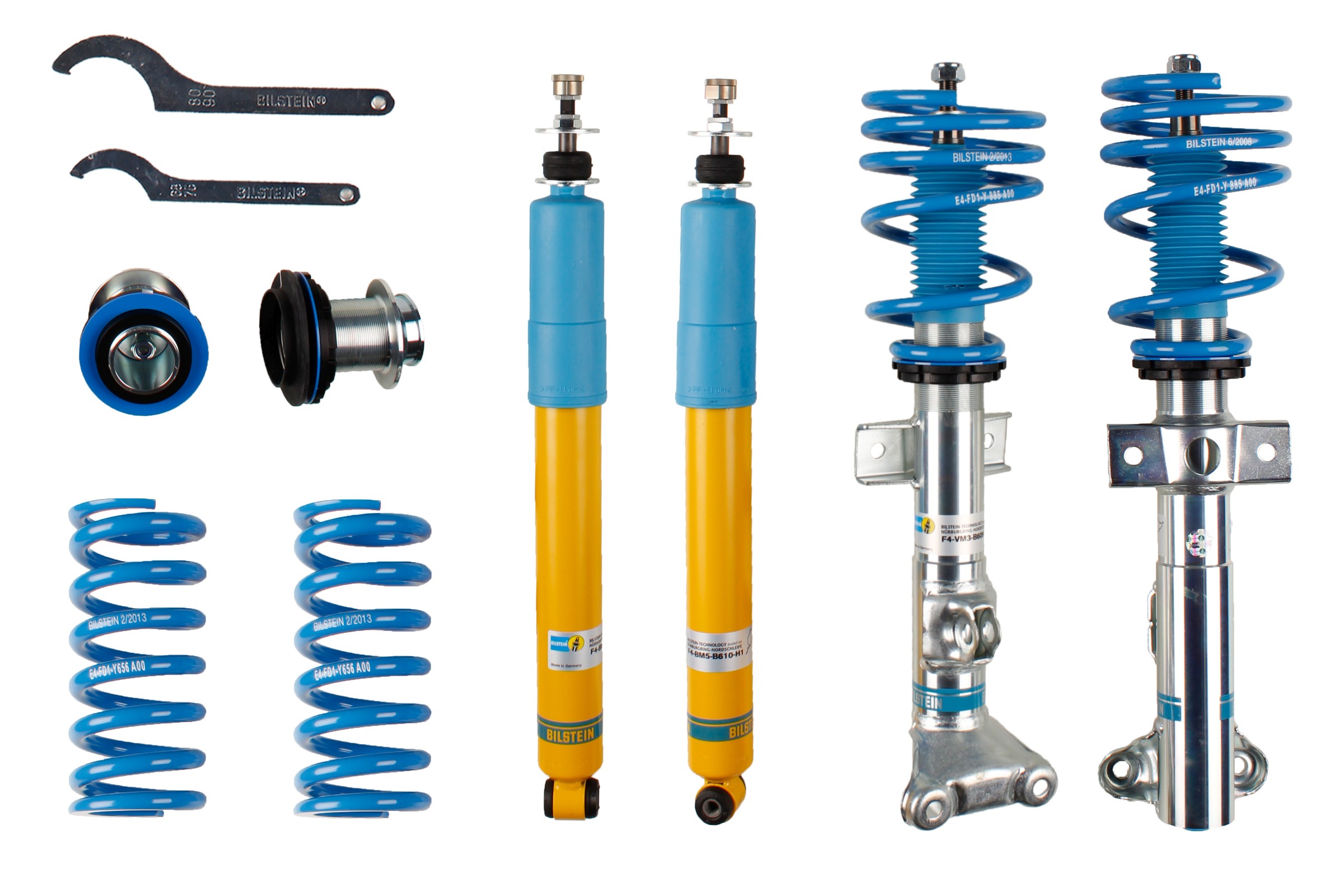 Suspension Kit, springs/shock absorbers