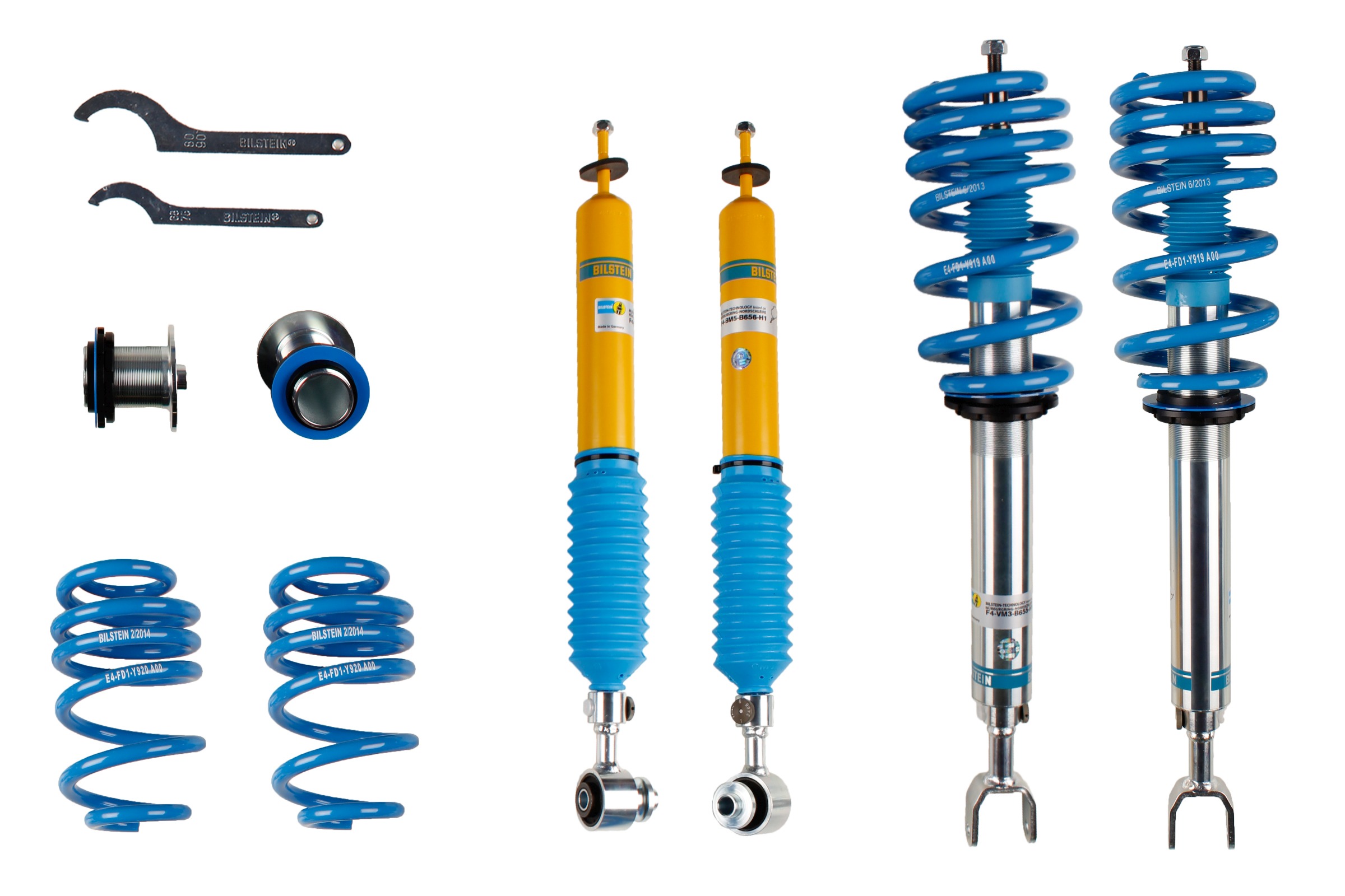 Suspension Kit, springs/shock absorbers