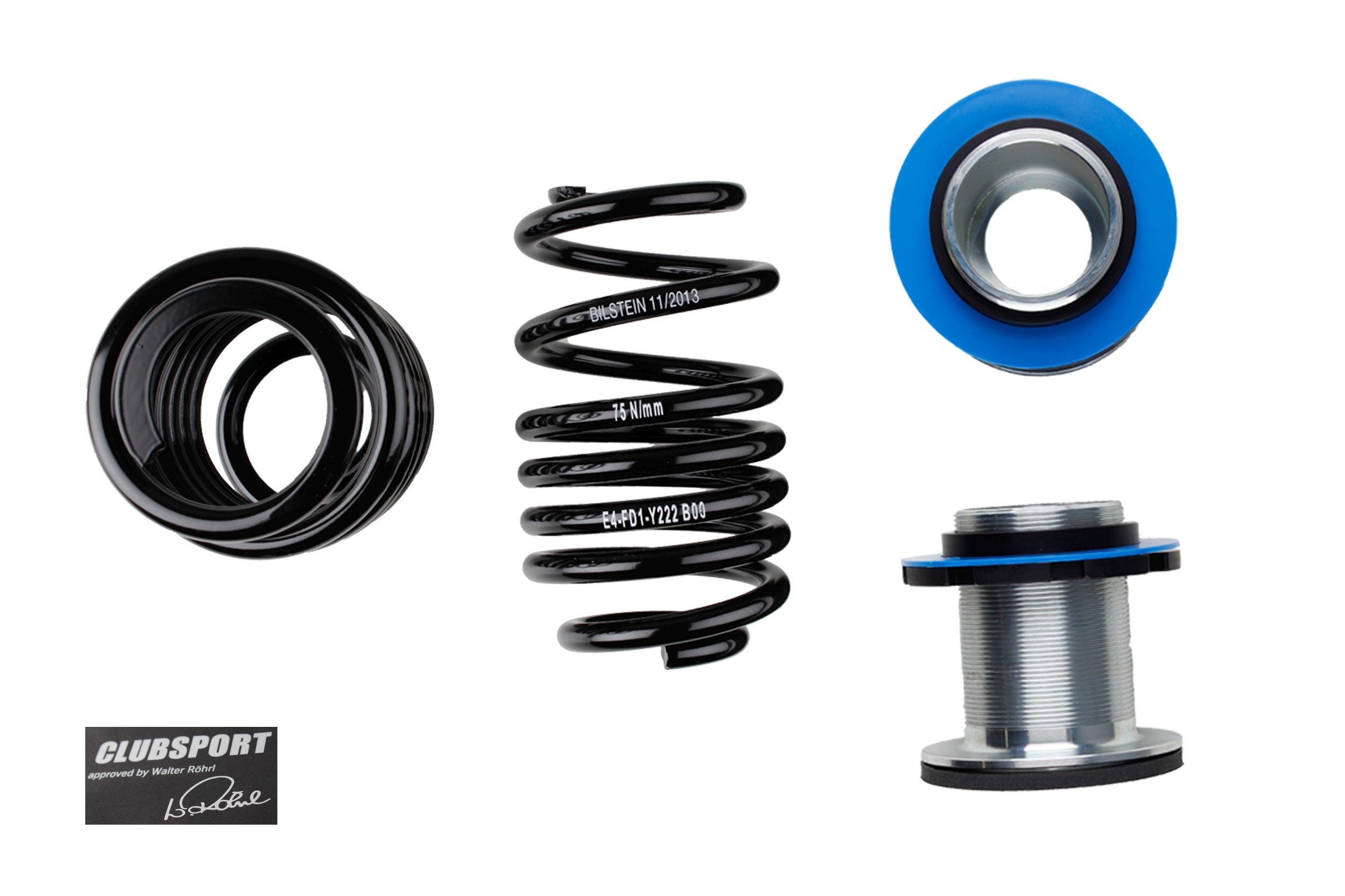 Suspension Kit, springs/shock absorbers 4