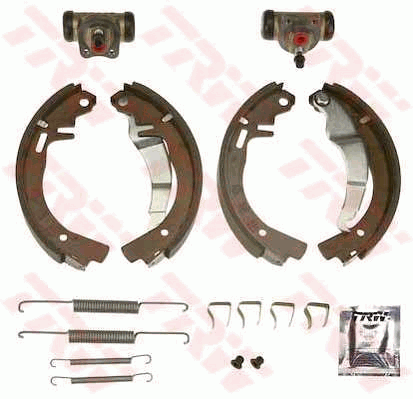 TRW BK1601 Kit ganasce freno-Kit ganasce freno-Ricambi Euro