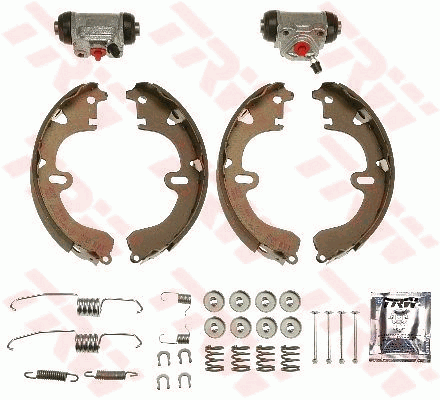 TRW BK1915 Bremsbackensatz