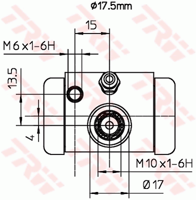 TRW BWC252 Cilindretto freno