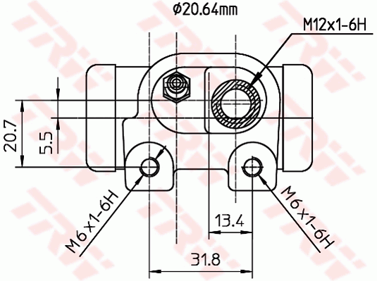 TRW BWF126 Cilindretto freno