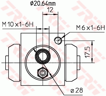 TRW BWF309 Cilindretto freno