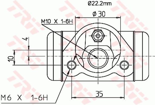 TRW BWH139 Cilindretto freno