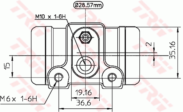 TRW BWN245 Cilindretto freno