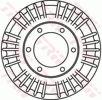 TRW DB4125 Brzdový buben