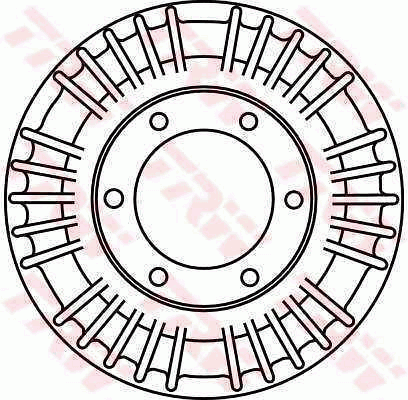 TRW DB4125 Tamburo freno
