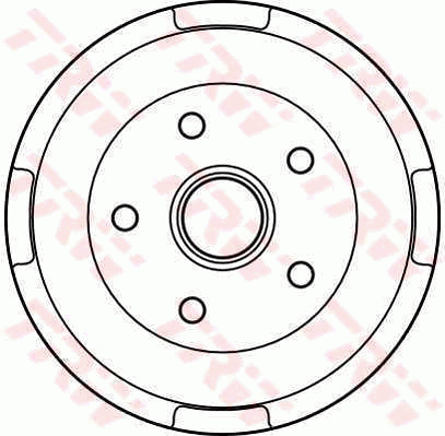 TRW DB4132 Bremstrommel