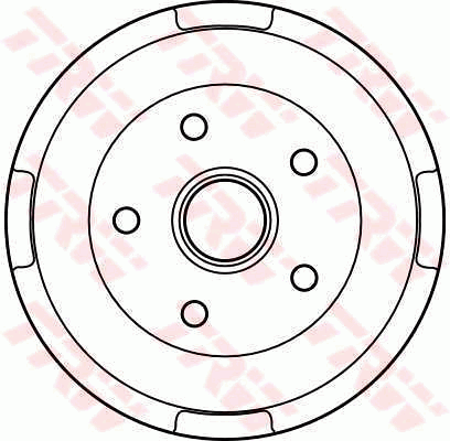 TRW DB4132 Tamburo freno