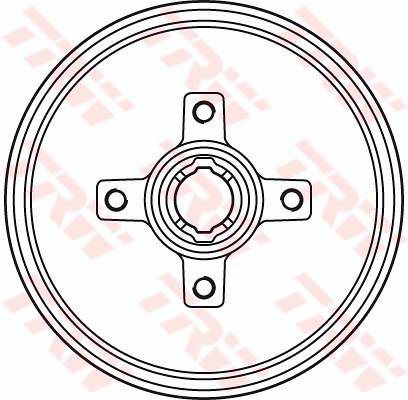 TRW DB4134BR Tamburo freno