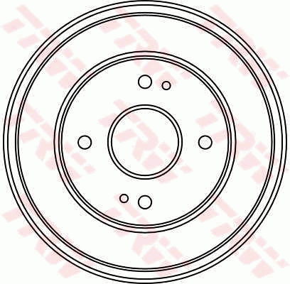 TRW DB4146 Tamburo freno