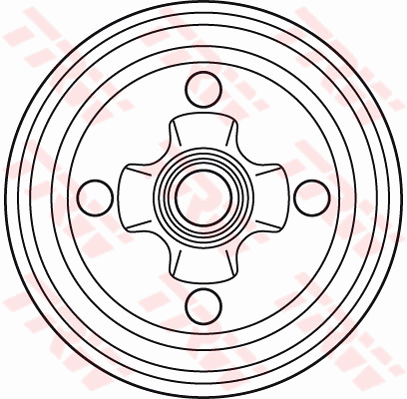 TRW DB4195B Bremstrommel