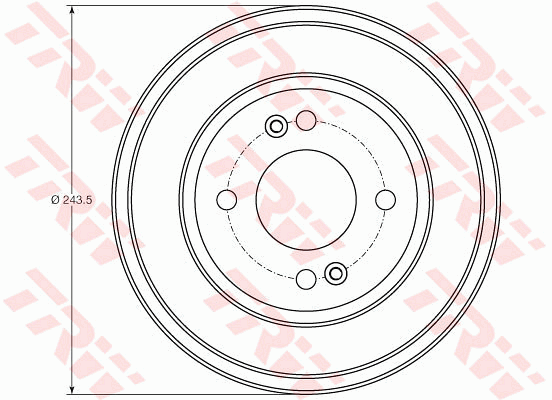 TRW DB4401 Tamburo freno