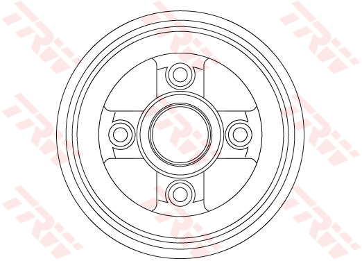 TRW DB4477 Tamburo freno