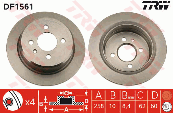 TRW DF1561 Discofreno