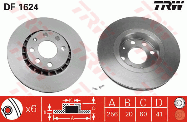 TRW DF1624 Discofreno