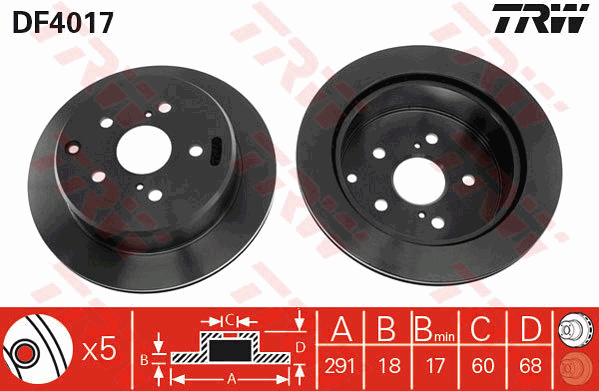 TRW DF4017 Discofreno