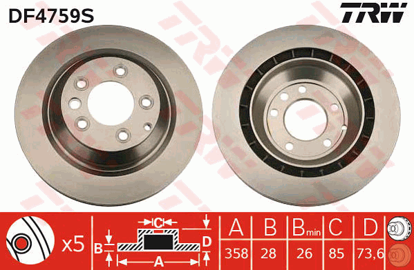 TRW DF4759S Discofreno