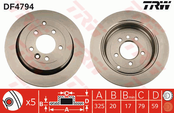 TRW DF4794 Discofreno