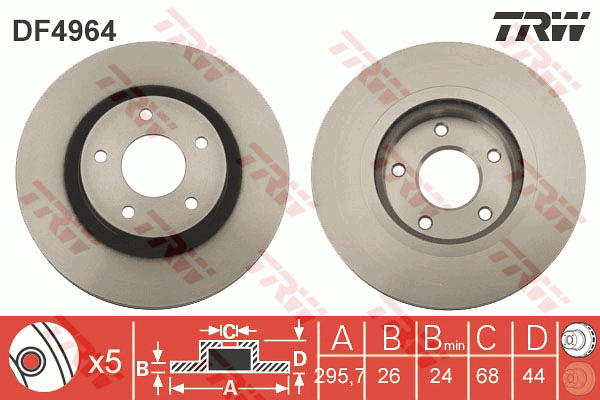 TRW DF4964 Discofreno