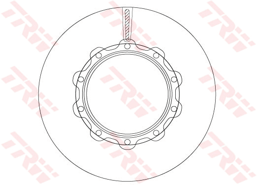 TRW DF5014S Discofreno-Discofreno-Ricambi Euro