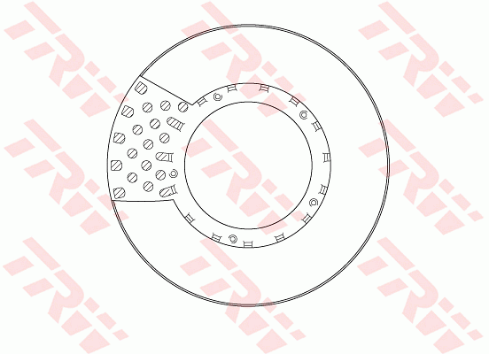 TRW DF5033S Bremsscheibe