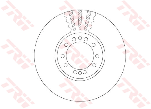 TRW DF5071S Bremsscheibe