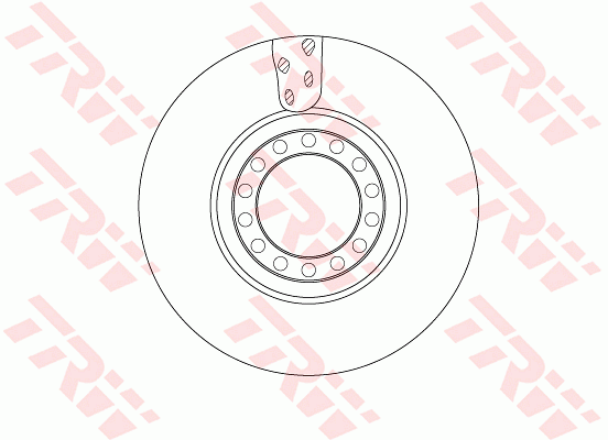 TRW DF5077S Bremsscheibe