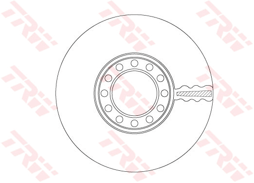 TRW DF5080S Discofreno-Discofreno-Ricambi Euro