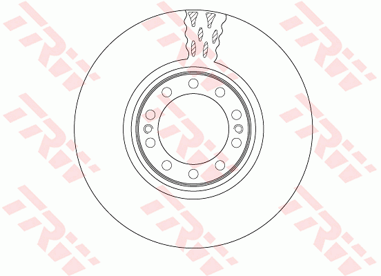 TRW DF5087S Bremsscheibe