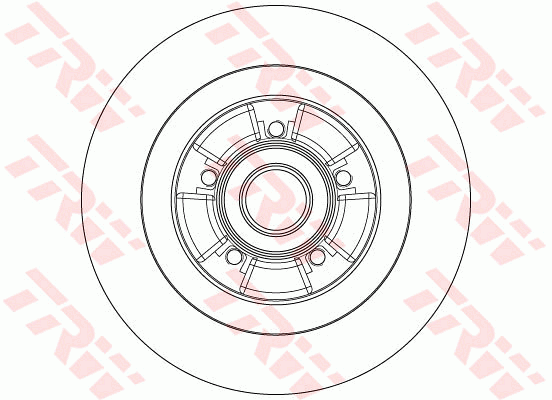 TRW DF6202BS Brzdový kotouč