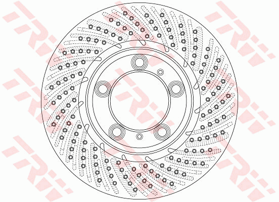 TRW DF6267S Discofreno-Discofreno-Ricambi Euro