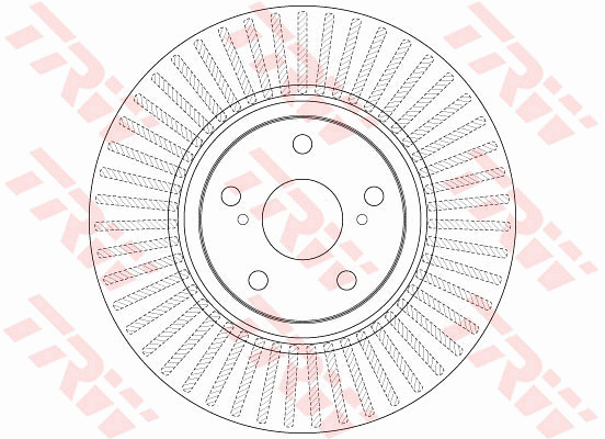 TRW DF6268 Bremsscheibe