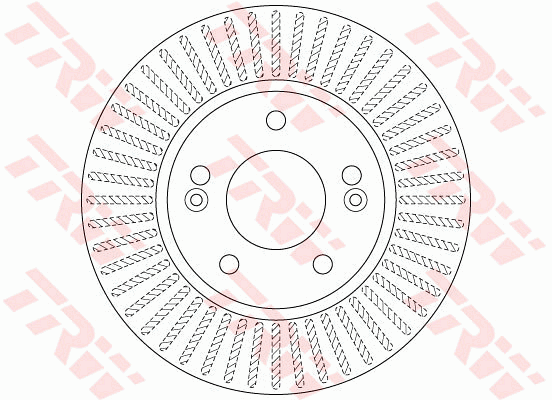 TRW DF6270 Brzdový kotouč