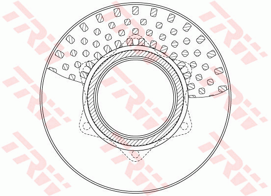 TRW DF6334S Bremsscheibe