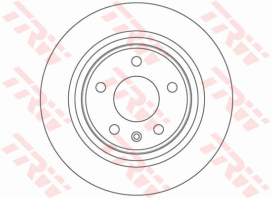 TRW DF6370 Bremsscheibe