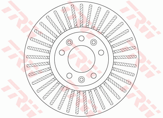 TRW DF6419 Bremsscheibe