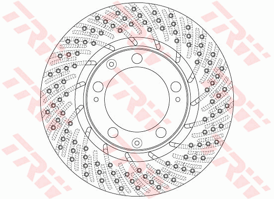 TRW DF6466S Discofreno-Discofreno-Ricambi Euro