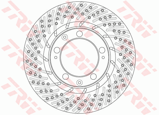 TRW DF6467S Discofreno-Discofreno-Ricambi Euro